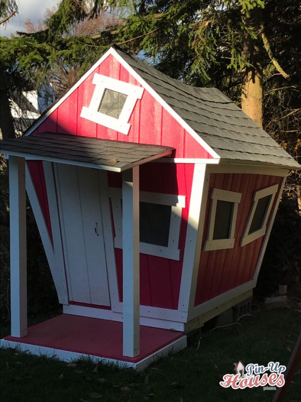 easy to build wooden kids playhouse plans