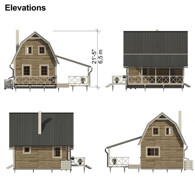 Gambrel Barn House Plans Oaklynn Pin Up Houses