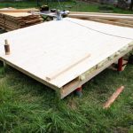 insulated timber floor for cabin construction