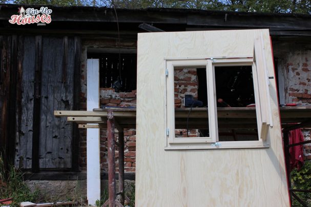 DIY houses wall panel with window pin-up houses