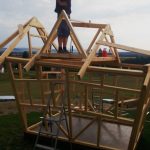 timber structure roof framing