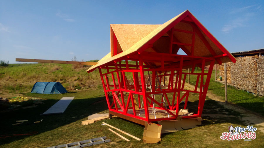 kids playhouse timber frame pin-up houses