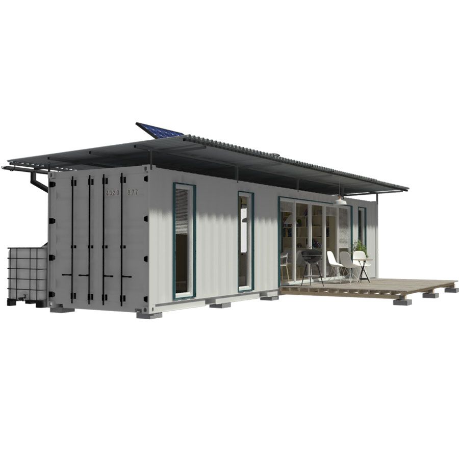 40ft Shipping Container  House  Floor Plans  with 2  Bedrooms 