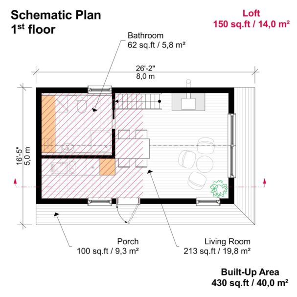 Modern Bunkie Cabin Plans