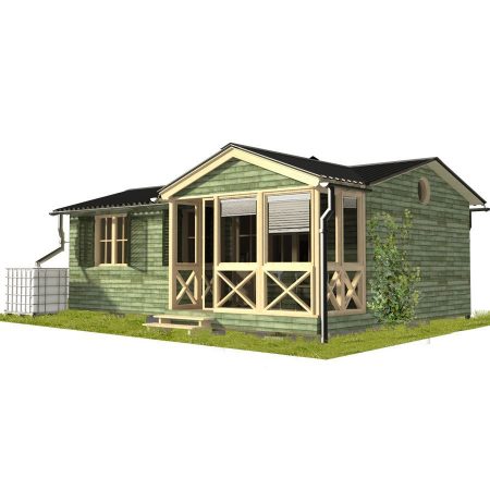 Cabin with Screened Porch Plans