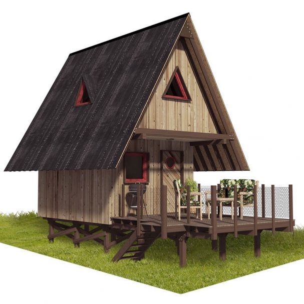 Chalet Cabin Plans - Pin-Up Houses