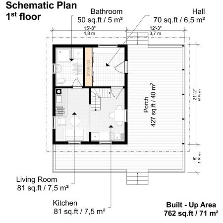 Gambrel Barn House Plans Oaklynn - Pin-Up Houses