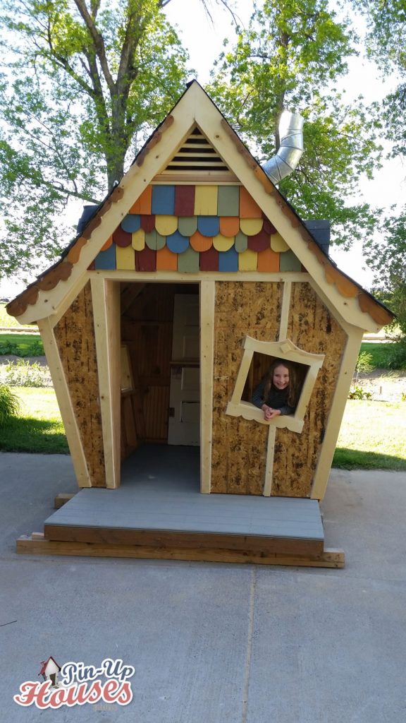 wooden playhouse for children