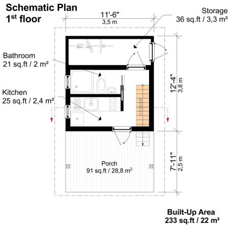 Small Beach Cabin Plans