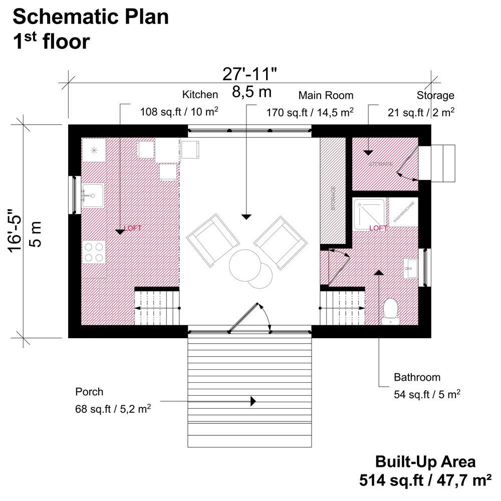 Small Guest  House  Plans 