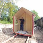 prefab tiny house construction first part