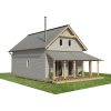 Small Cottage House Plans with Wrap Around Porch Cora - Image 6