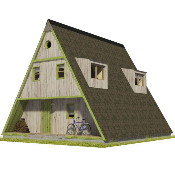 A-Frame House Plans - Pin-Up Houses