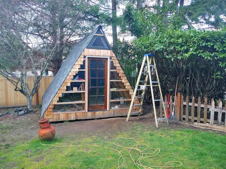 A-Frame Shed Lily Made of Recycled Wood- an Interview With a Builder ...