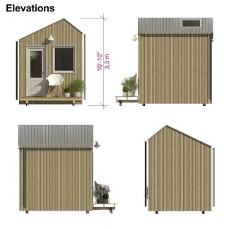 DIY Backyard Studio Shed Plans - Complete Set of Blueprints