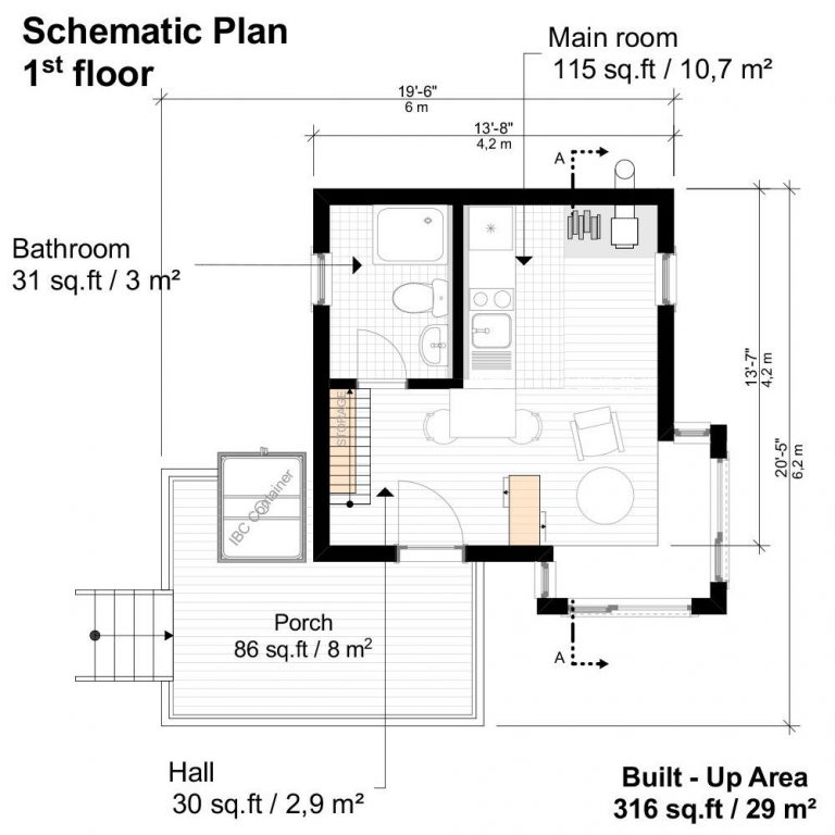 Cabin Plans on Stilts - Pin-Up Houses