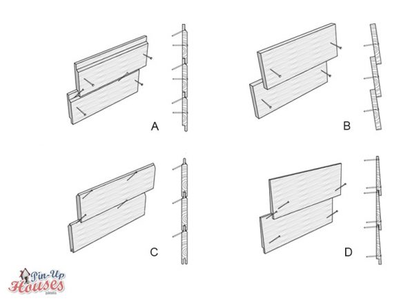 cabin siding options board cladding types of boards attechements
