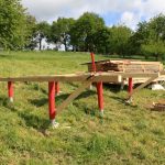 constructing small cabin timber floor frame