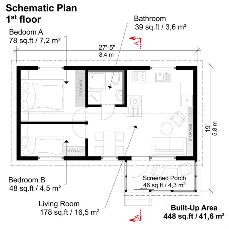 cabin-with-screened-porch-plans