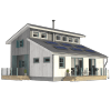 Clerestory House Plans Thelma