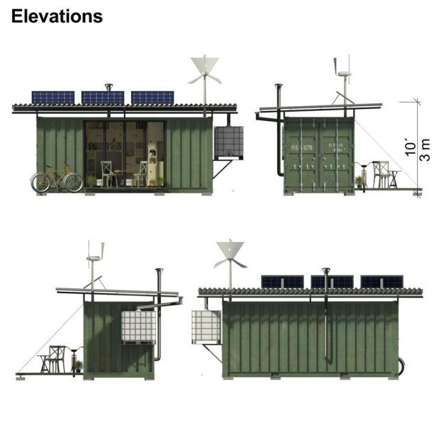 Shipping Container Cabin Plans