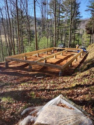 Ongoing Construction of a Modified A-frame Cabin Alexis- part 1 - Small ...