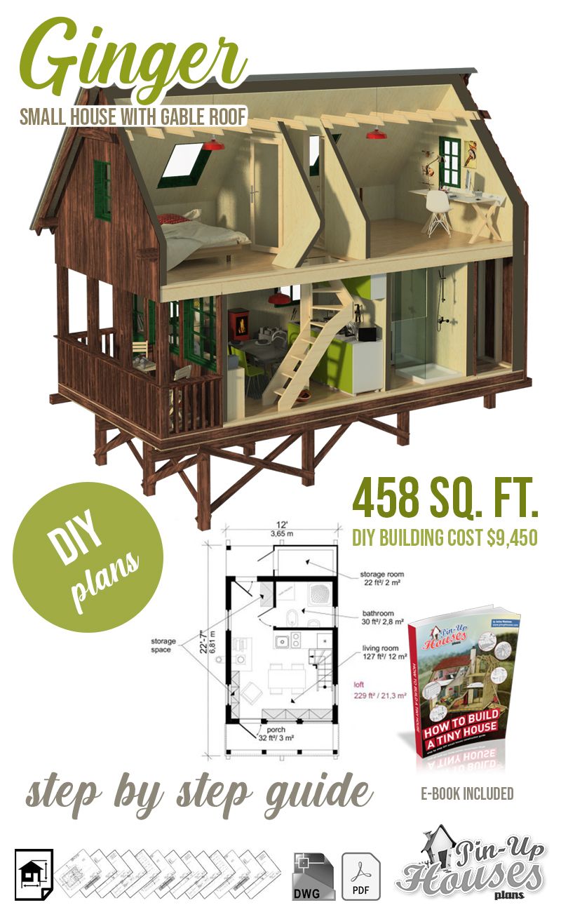 The 27 Best Small Cabin Plans (Garden Shed Plans, Micro Cottages, Small