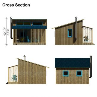 Clerestory Cabin Plans