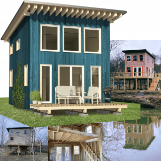 DIY elevated cabin blueprints