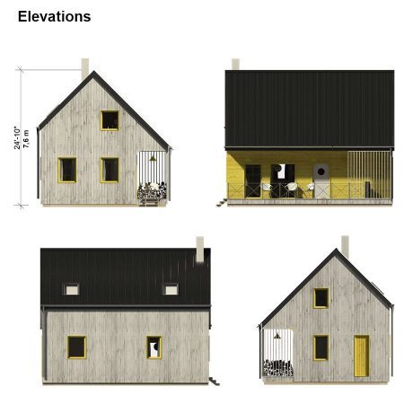 Small House Plans - Pin-Up Houses