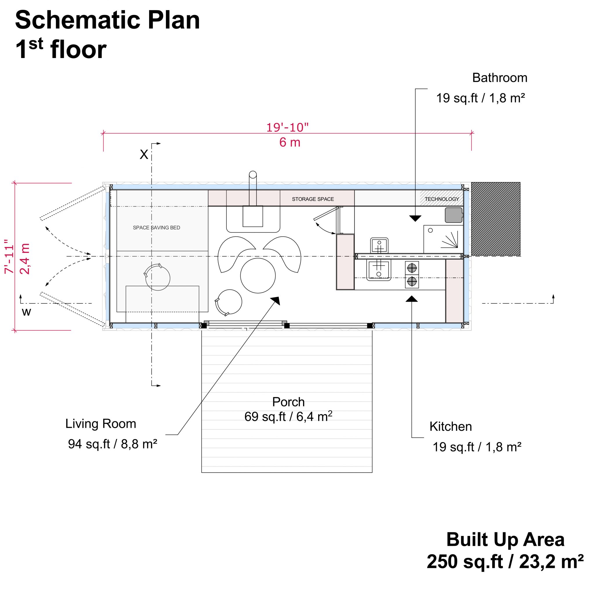 Off Grid HC Container House Plans