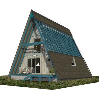 Modern A-Frame House Floor Plans