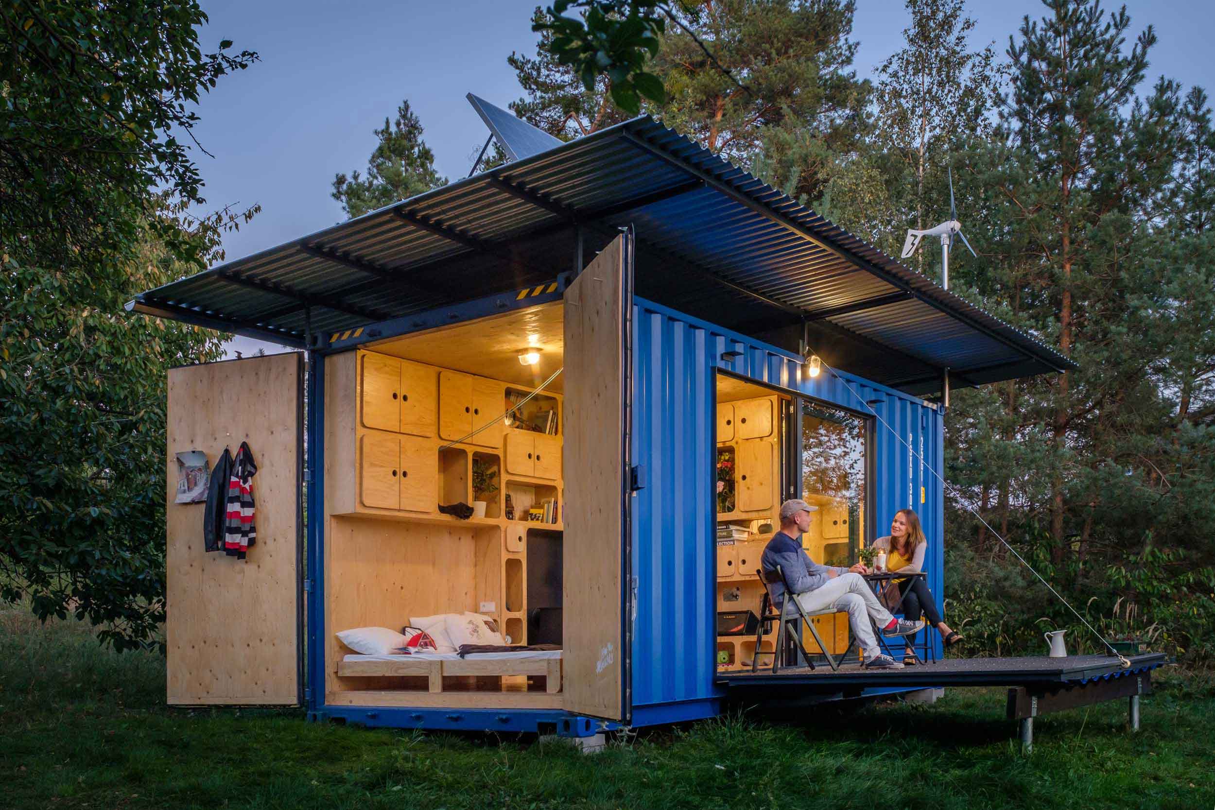 DIY shipping container house blueprints