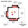 Small Flat Roof House Plans Bessie - Image 7