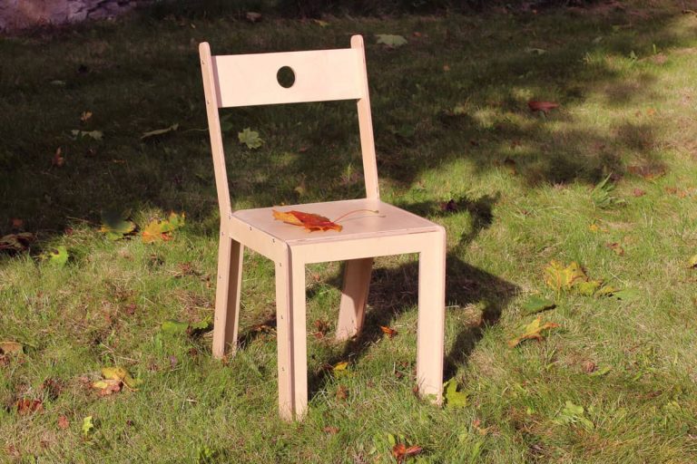 Diy plywood dining chair