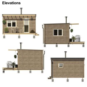 Pod Cabin Plans - Pin-Up Houses