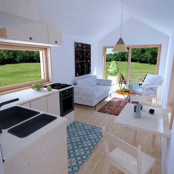 DIY Portable Cabin House Floor Plans