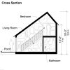 Small Saltbox House Plans Molly - Image 7