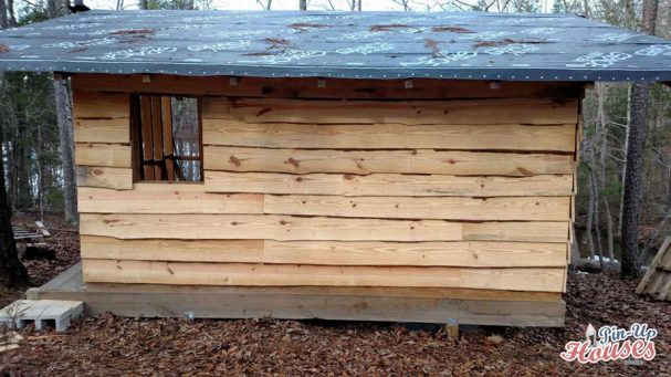 wall wooden battens