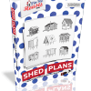 Shed Plans - 9 Easy to Follow Small Wooden Shed Designs