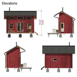 Small Cabin Home Plans- Pin-Up Houses