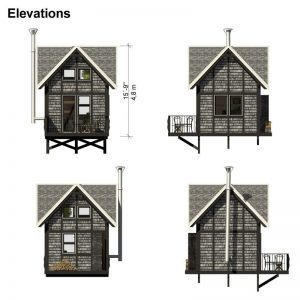 Small Cottage Plans with Loft and Porch