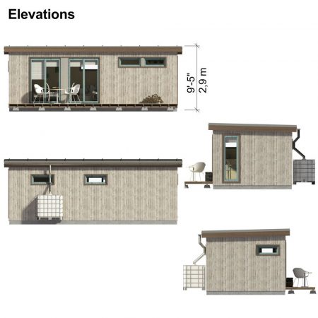 Small Modern Cabin Plans - Pin-Up Houses