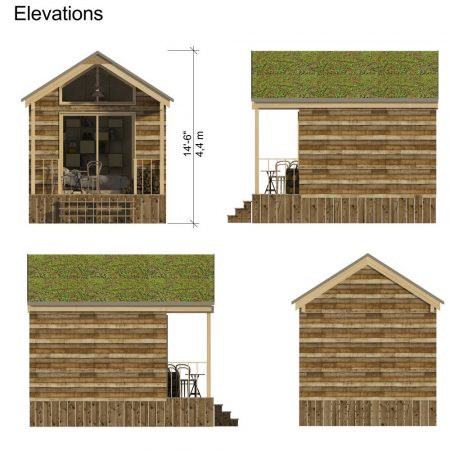 Small Modern Cabin Plans