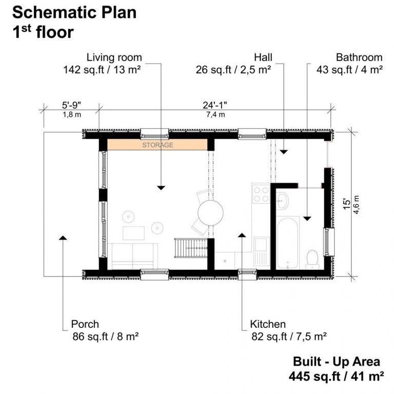 Small Modern House Plans