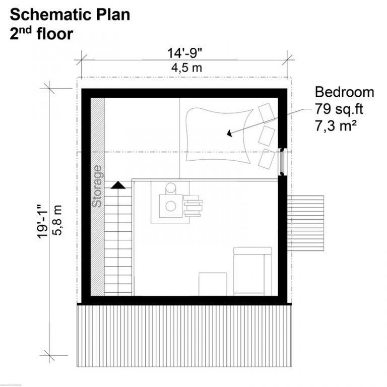 Small Saltbox House Plans