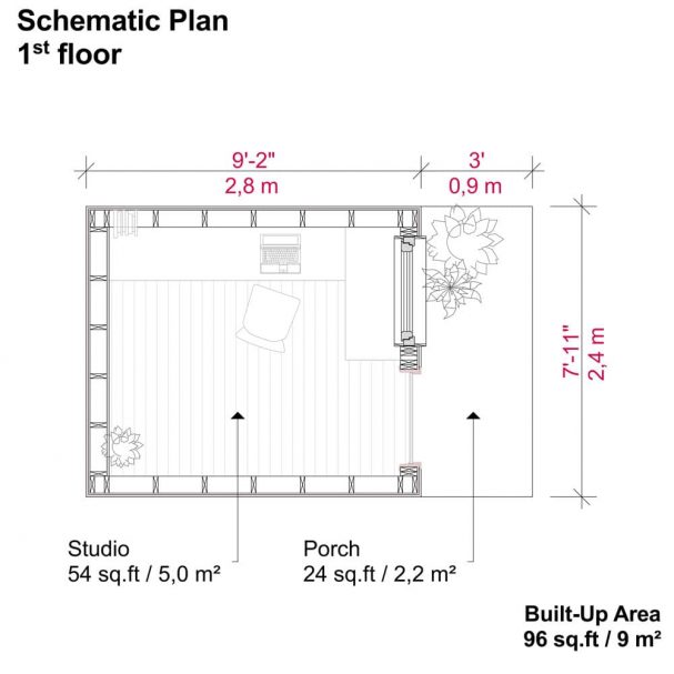 DIY Backyard Studio Shed Plans Complete Set of Blueprints