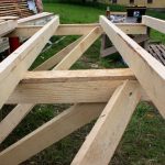 timber floor frame detail of joists and bearers