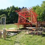 timber framework for small cabin