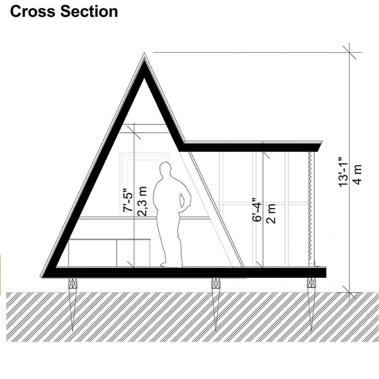 Tiny AFrame Cabin Plans PinUp Houses